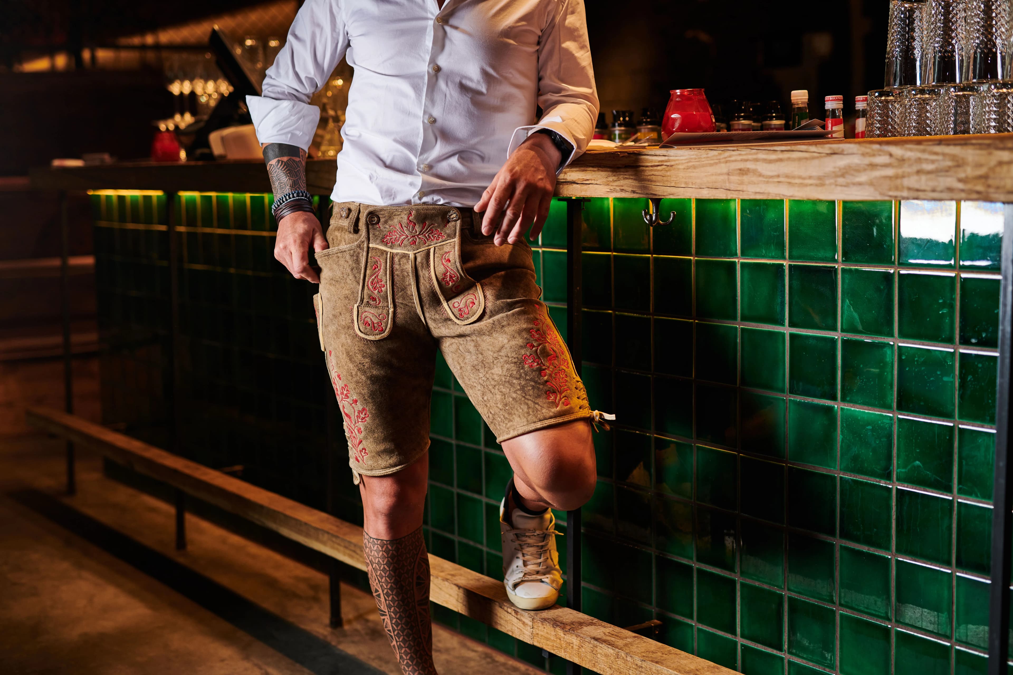 Maßgefertigte Lederhosen aus hochwertigem Hirschleder